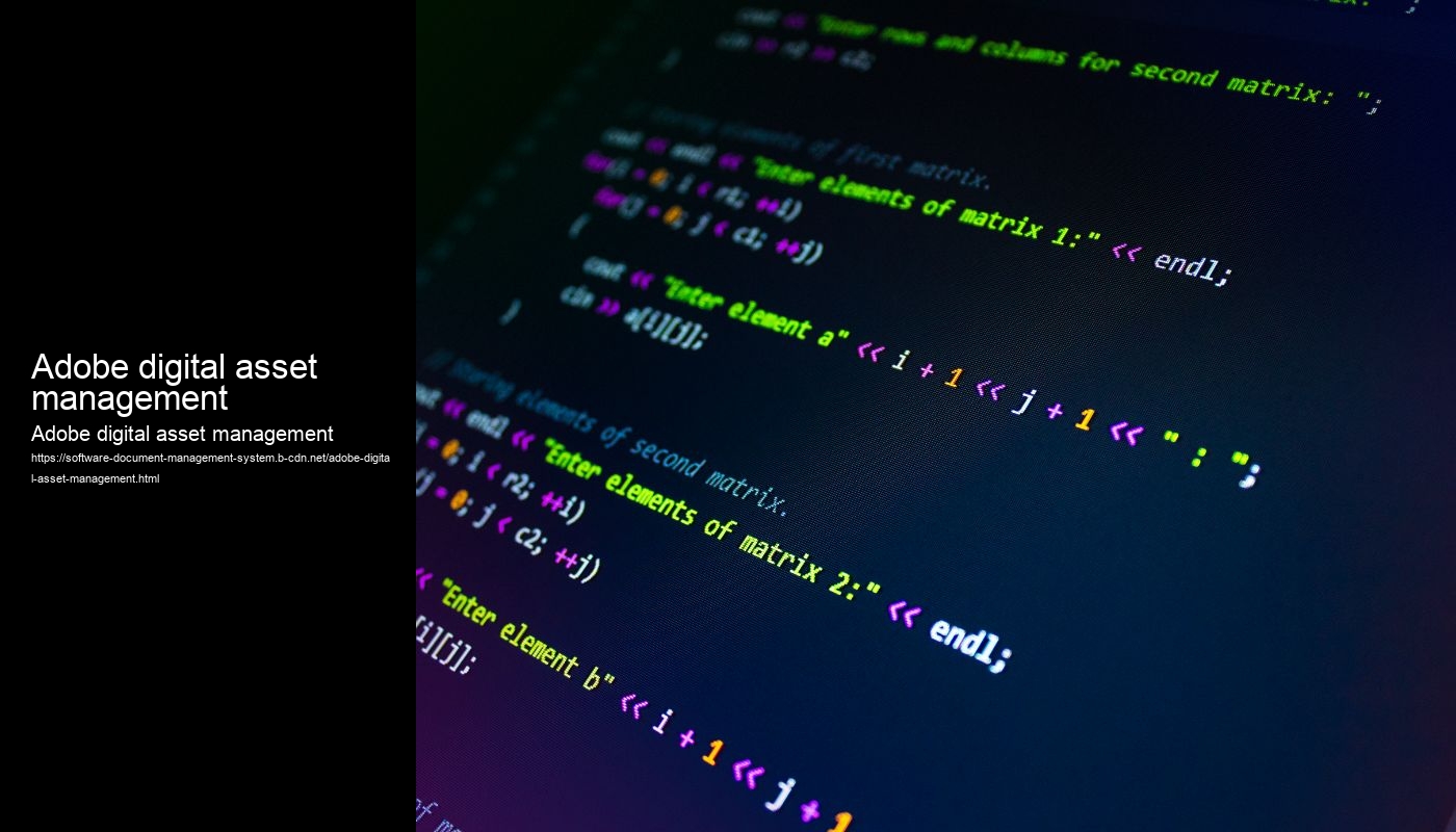 Adobe digital asset management